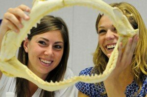 two-girls-looking-thru-jaws-41 We bring the Ocean to the classroom!